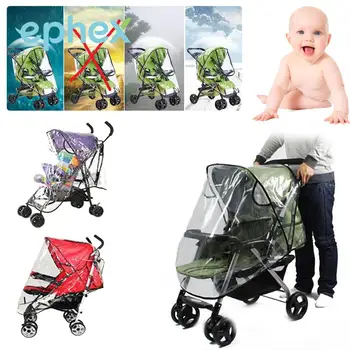 

Ephex Pushchair Cover Baby Stroller Accessories Universal Stroller Accessories Dust Rain