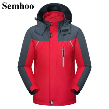 

Men's Autumn And Winter Jacket Outdoor Jacket Fashion Thin Section Windproof Hooded Sports Mountaineering Jacket Plus Size M-4XL