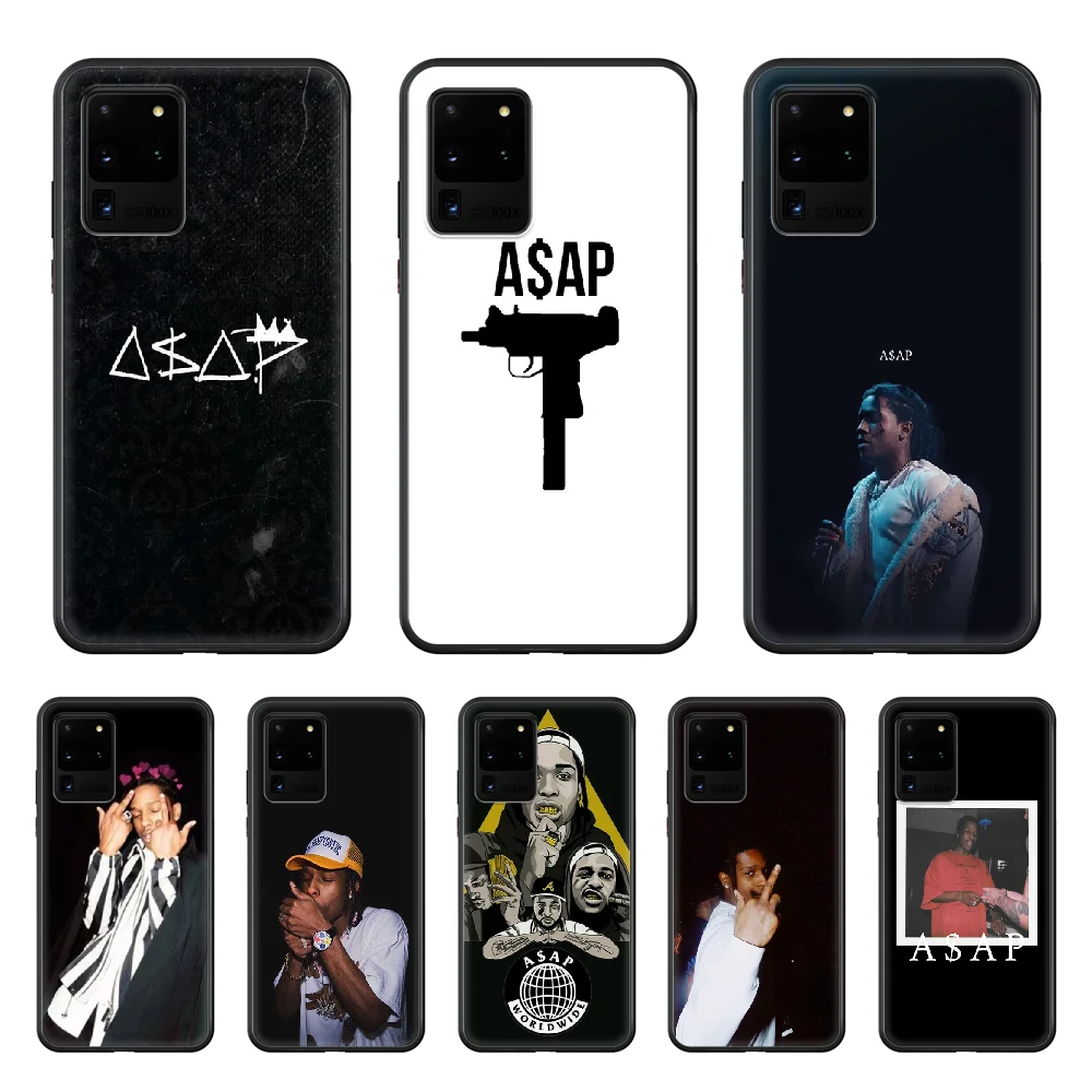 ASAP Rocky Rappe чехол для телефона Корпус SamSung Galaxy S 5 6 7 8 9 10 20 Edge Plus E Lite Ultra black hoesjes art