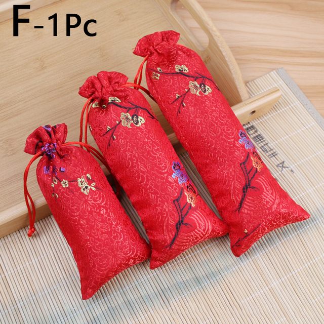 Embroidery Satin Drawstring Gift Bag Silk Jewelry Packaging Bags Christmas Wedding Gift Decor Pouches