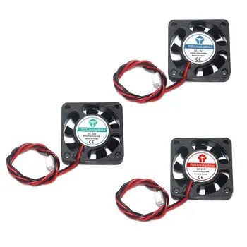 

DC 5V/12V/24V Computer CPU Cooler Mini 4010 Cooling Fan 40x40x10mm Small Exhaust Fan for Ender 3 CR-10 3D Printer