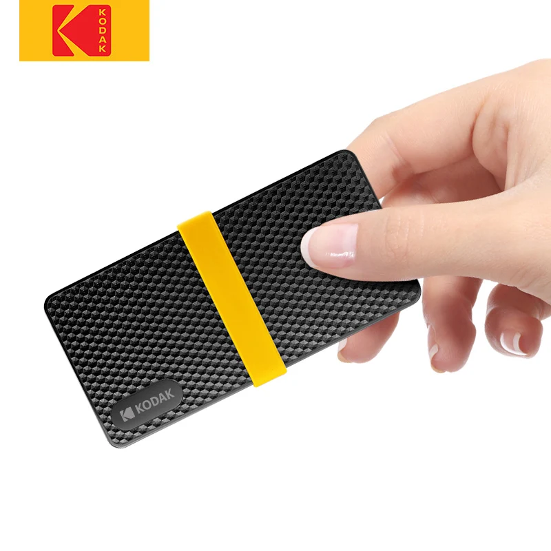 Kodak X200 цифровой портативный жесткий диск 256 ГБ 512 1 ТБ Тип C внешний 3 оригинальный
