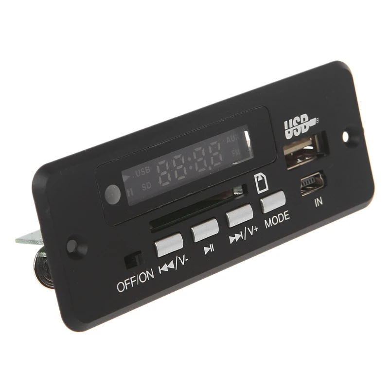 12V автомобильные Хэндс фри Bluetooth USB 2,0 MP3 декодирующая плата с Bluetooth FM модуль D08A