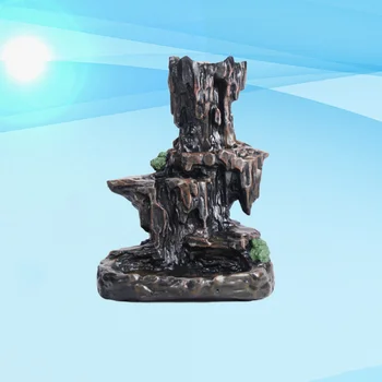 

1pc Incense Burner Resin Backflow Desktop Censer Furnace for Home