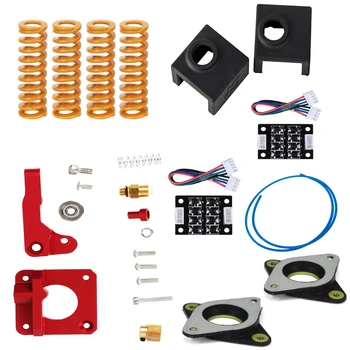 

For Ender 3 5 Creality 12pcs Extruder 3D Printer MK8 Torsion Spring Silicone Sock Ptfe Tube Aluminum Eccentric Spacer Kit