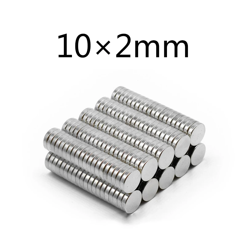 

30/100/200pcs Mini Small N35 Round Magnet 10x2mm 10mm x 2mm Neodymium Magnet Permanent NdFeB 10*2 Super Strong Powerful Magnets