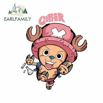 

EARLFAMILY 13cm x 11.2cm for Chopper Personality Car Stickers Vinyl Anime Suitable for All Types of Vehicles Waterproof Decal