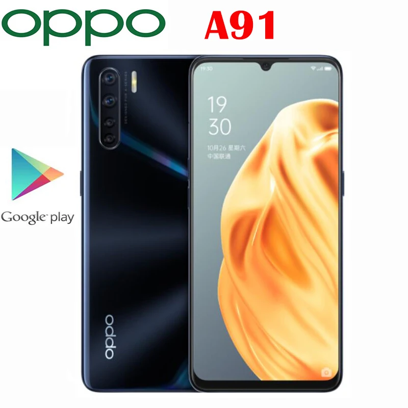 Оригинальный Официальный Новый мобильный телефон Oppo A91 Восьмиядерный процессор