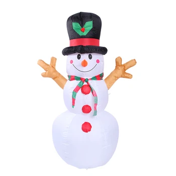 

160cm Christmas Snowman Inflatable Doll Tree Twig Santa Claus Christmas Decoration Gift Led Light String Party New Year Decor 24