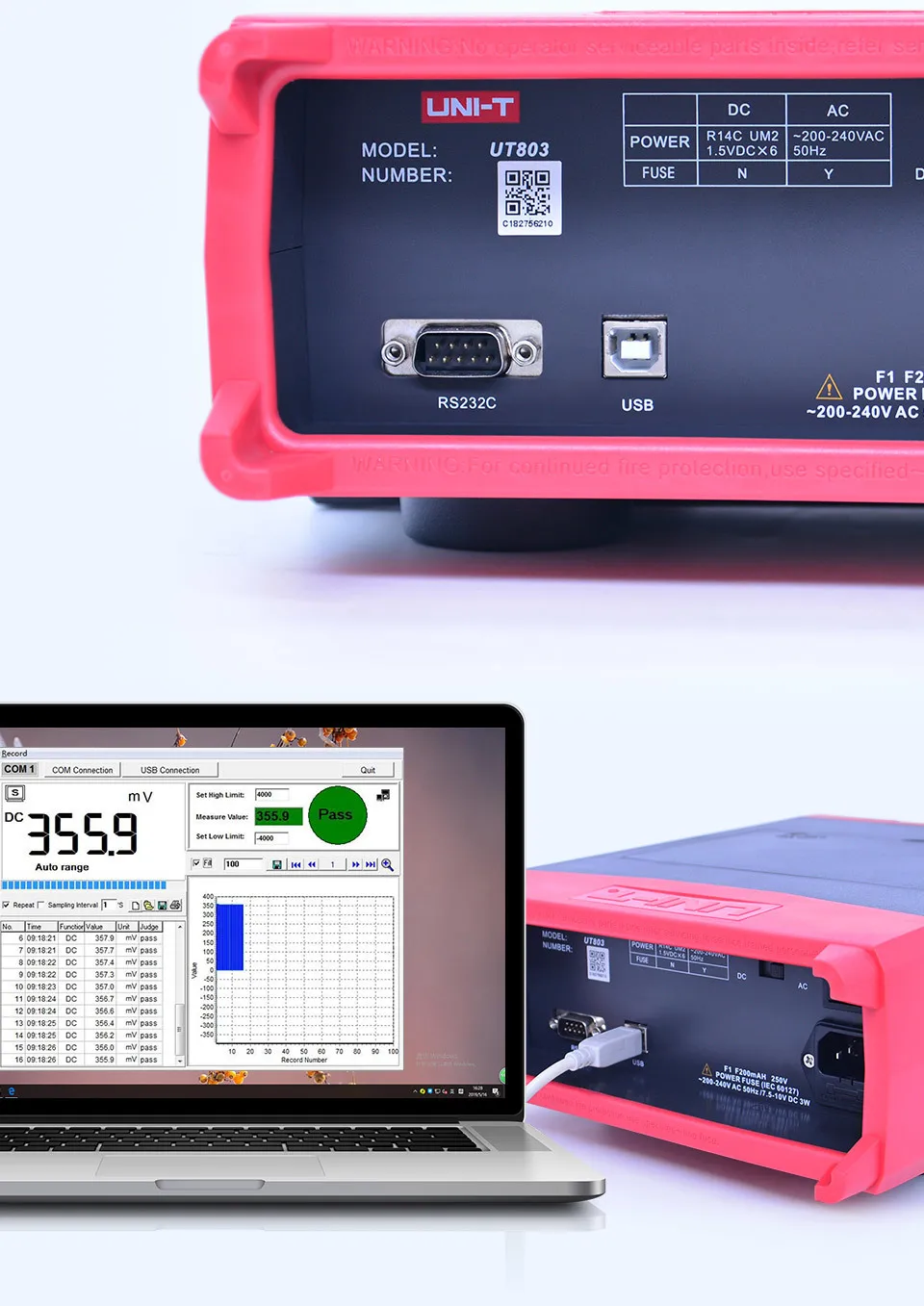 UNI-T UT801 UT802 UT803 Bechtop цифровой мультиметр AC DC Напряжение измеритель тока Сопротивление Емкость Частота Диод тестер