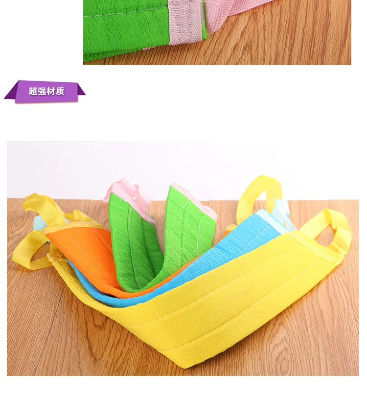 A202 La Bei Tiao Bath Towel Strip Bath Towel Double-Sided Strong Bath Towel Thick Hole-Rubbing Towel