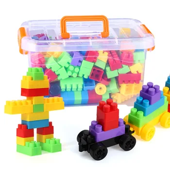 

400Piece Classic Big Building Blocks Compatible with All Major Brands Educational Toys Kids DIY Building Bricks Set for All Ages