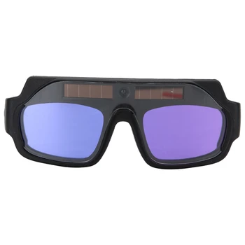 

Solar Powered Automatic Dimming Welding Glasses Double Layer Cutting Grinding Safety Goggles With Head Wear