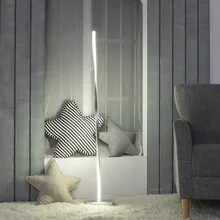 Современный светодиодный светильник, прикроватный светильник, напольный светильник для гостиной, спальни, теплый светильник, светильник для чтения, напольный светильник