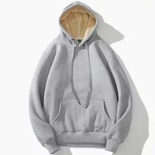 

Solid color autumn and winter women's sweatshirt casual hooded sweatshirt