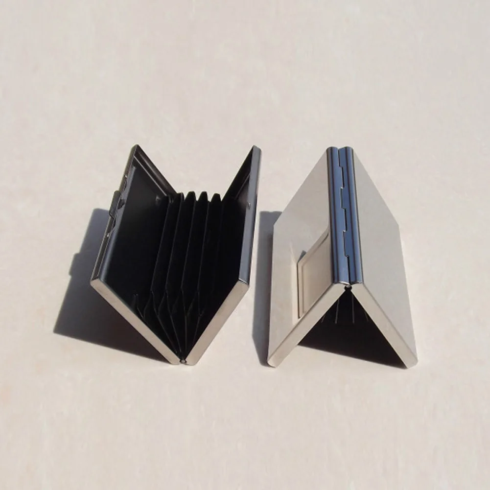 Держатель кредитной карты кошелек мужской из нержавеющей стали чехол для банковских карт Водонепроницаемый RFID блокирующий чехол NIN668