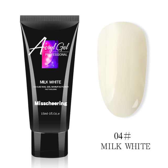 Colors Finger Extension Nail Gel Pink White Transparent  UV Building Gel Hard Gel Polish Fast Building Gel Manicure Tools