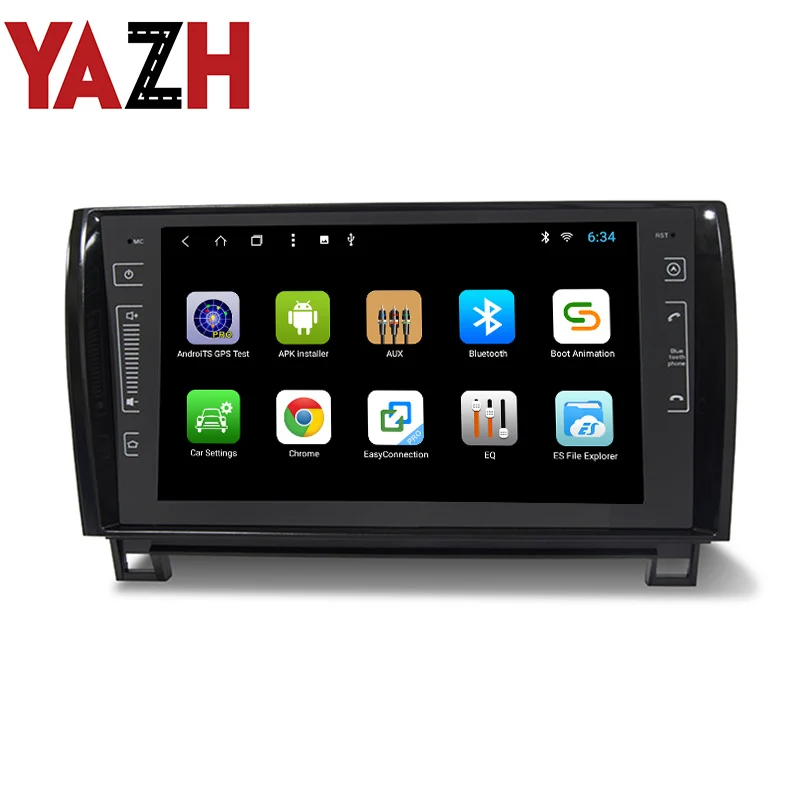 YAZH 1 din автомобильный стерео Android мультимедийный для Toyota Sequoia 2012 цифровой Радио 9 0