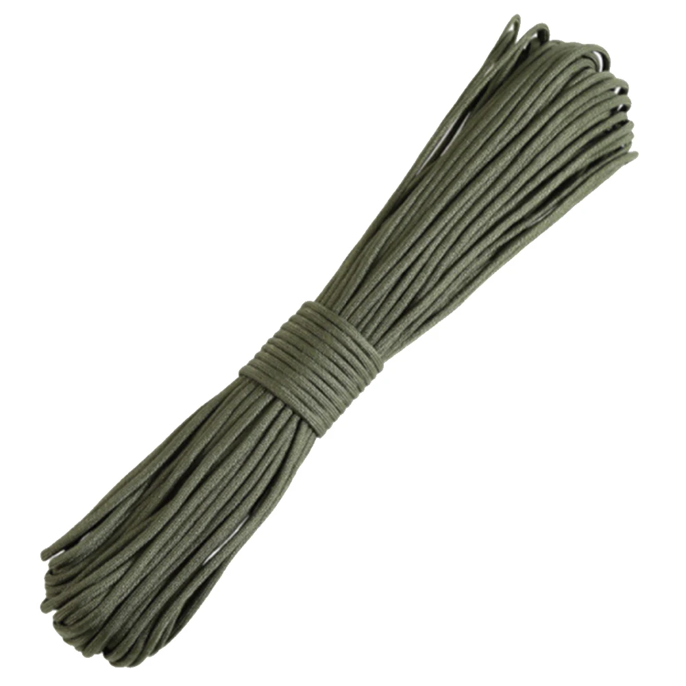 31m X 4mm High Strength Long Field Strapping Outdoor Climbing Wear Resistant Parachute Cable Tent Rope 7 Inner Strands Pull