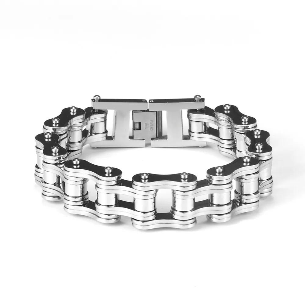 Bike Chain Bracelet-SIlver – Wild Angel Apparel