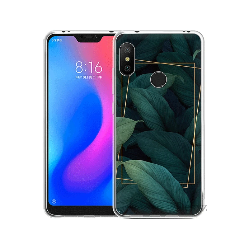 H11 Мобильный чехол для телефона для Xiaomi mi 5 5S 6 mi x 2S 8 A1 A2 5X 6X Lite F1 9 9T MAX 3 A3 Pro CC9 CC9E чехол листья пальмы - Цвет: H11