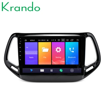 

Krando Android 9.0 10.1" IPS Full touch car radio Multmedia player for JEEP COMMANDER 2016+ gps navigation system No 2din DVD