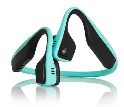 Костная проводимость беспроводные Bluetooth наушники с микрофоном для спорта Aftershokz AS600 Trekz titanium