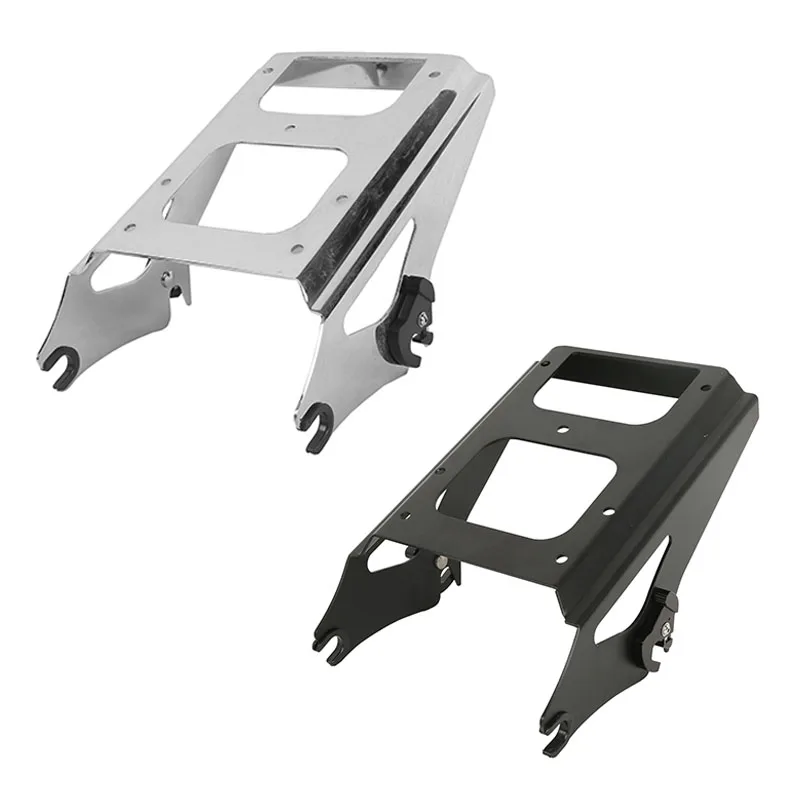 Motorcycle Detachable Two Up Trunk Mounting Rack For Harley Touring Street Glide Road King Electra Glide 2009-2013