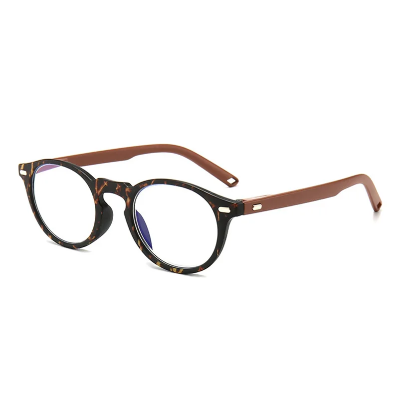RBENN, новые модные женские очки для чтения, синий светильник, блокирующий считыватель для дам с диоптриями 0,75 1,25 1,75 2,25 2,75 3,75 - Цвет оправы: Brown