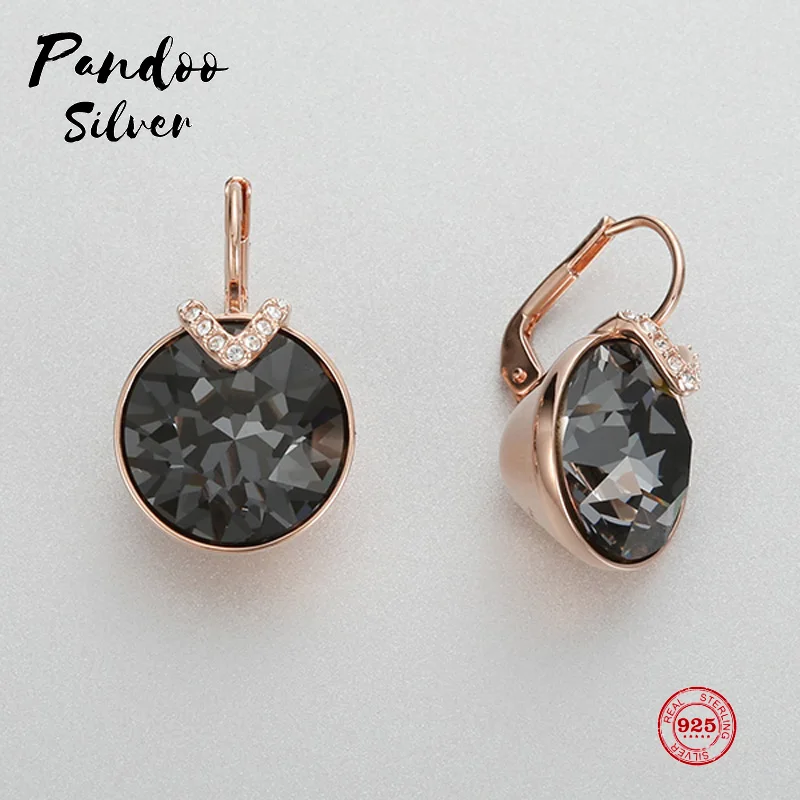 

Fashion Charm Sterling Silver Original 1:1 Copy, Simple And Colorful Shining Glamorous Earrings Women's Luxury Jewelry Gifts
