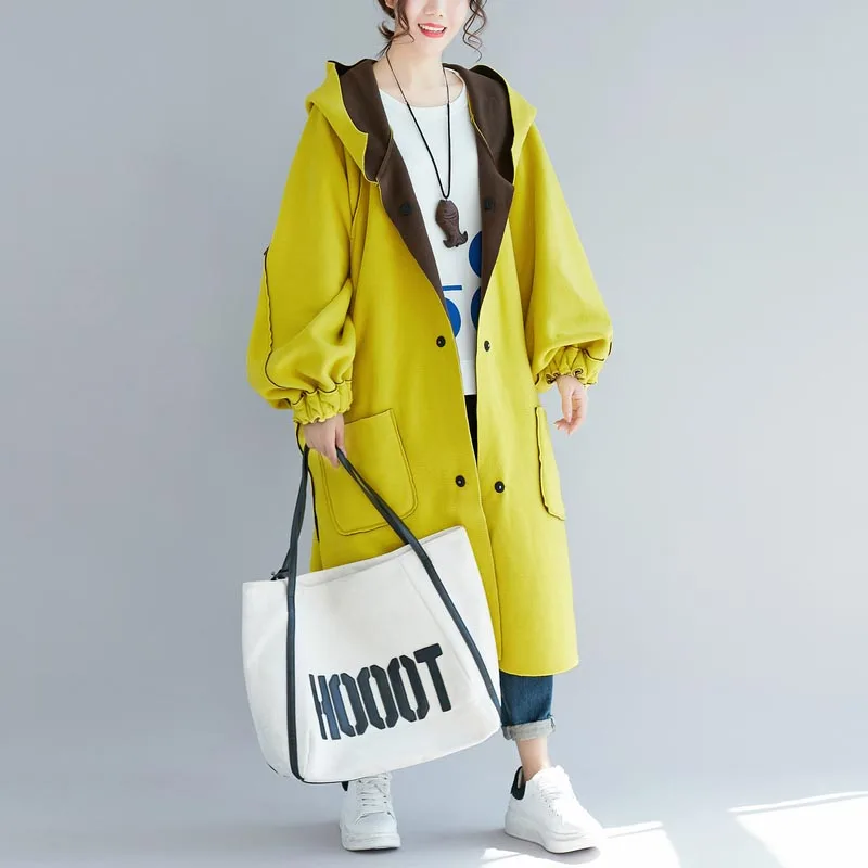 Ceny Plus rozmiar zagęścić aksamitny płaszcz dla kobiet Oversize odwracalne nosić z polaru kurtki z kapturem jesień zima Batwing luźne na co dzień długi wełniany płaszcz wiatrówka 4XL 5XL 6XL 7XL 2019