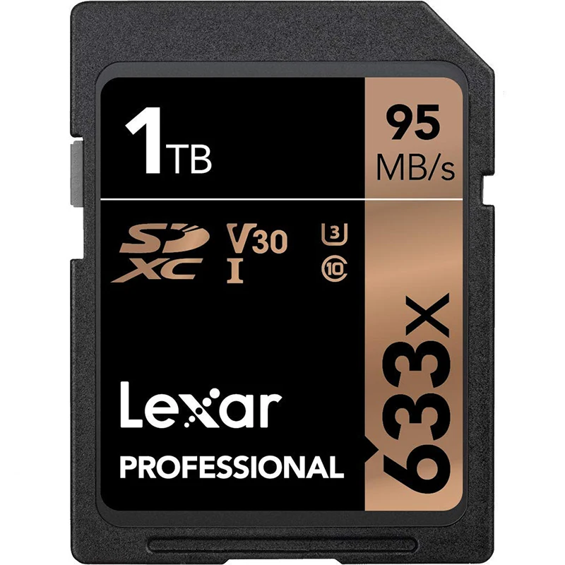 Lexar SD карта, карта памяти Micro SD 16 Гб оперативной памяти, 32 Гб встроенной памяти, 64 ГБ 128 ГБ 256 512 1 ТБ UHS-I флеш-карта 95 м/с Class10 633x для Камера