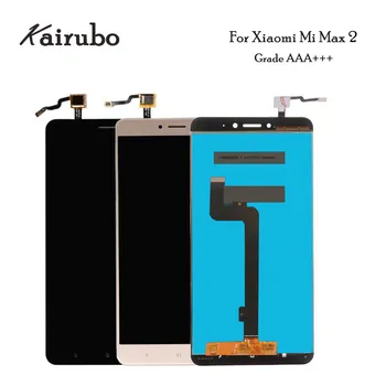 

2PCS/LOT AAA 1080*1920 Pixel For Xiaomi Mi Max 2 LCD Display Touch Screen Digitizer With Frame Assembly for Mi Max2 LCD + Tools