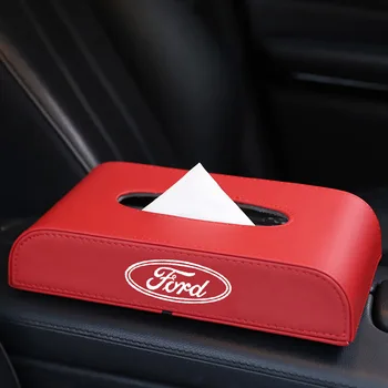 

Car Tissue Box For Ford Logo Focus 2 Fusion Mondeo Mk4 F150 Transit Kuga Fiesta Mustang Explorer Ranger Tissue Holder Decoration