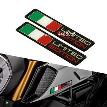 

For Aprilia RS4 RSV4 Ducati Monster 1199 1299 1098 Motorcycle Sticker Italy Flag Limited Edition Stickers