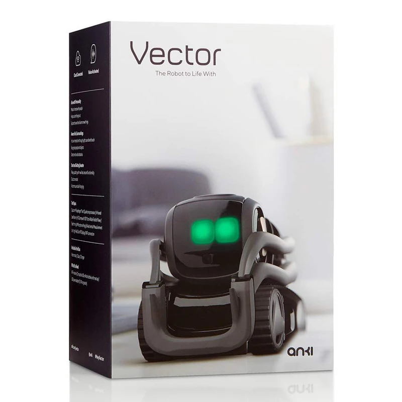 Juguetes de inteligencia Artificial, Robot de Vector para niños chicos cumpleaños, regalo, juguetes de Interacción de voz inteligentes, educación temprana para niños - 5