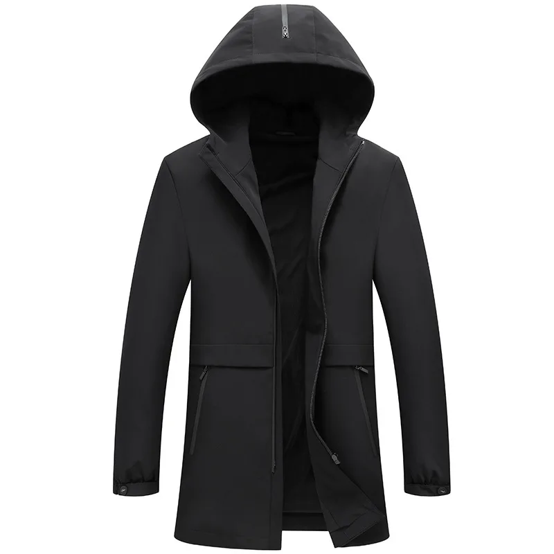 

Extra Large Size Medium Length Money Men Windbreaker Plus Fat plus Size Men's Wear Fat Fat Man Coat Windbreaker