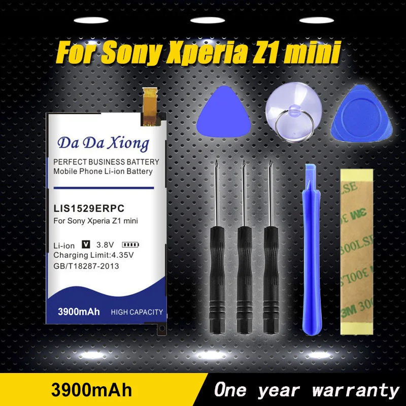 

New High quality 3900mAh LIS1529ERPC Li-ion Phone Battery use for Sony Xperia Z1 mini Z1mini D5503 Z1 Compact M51w Phone