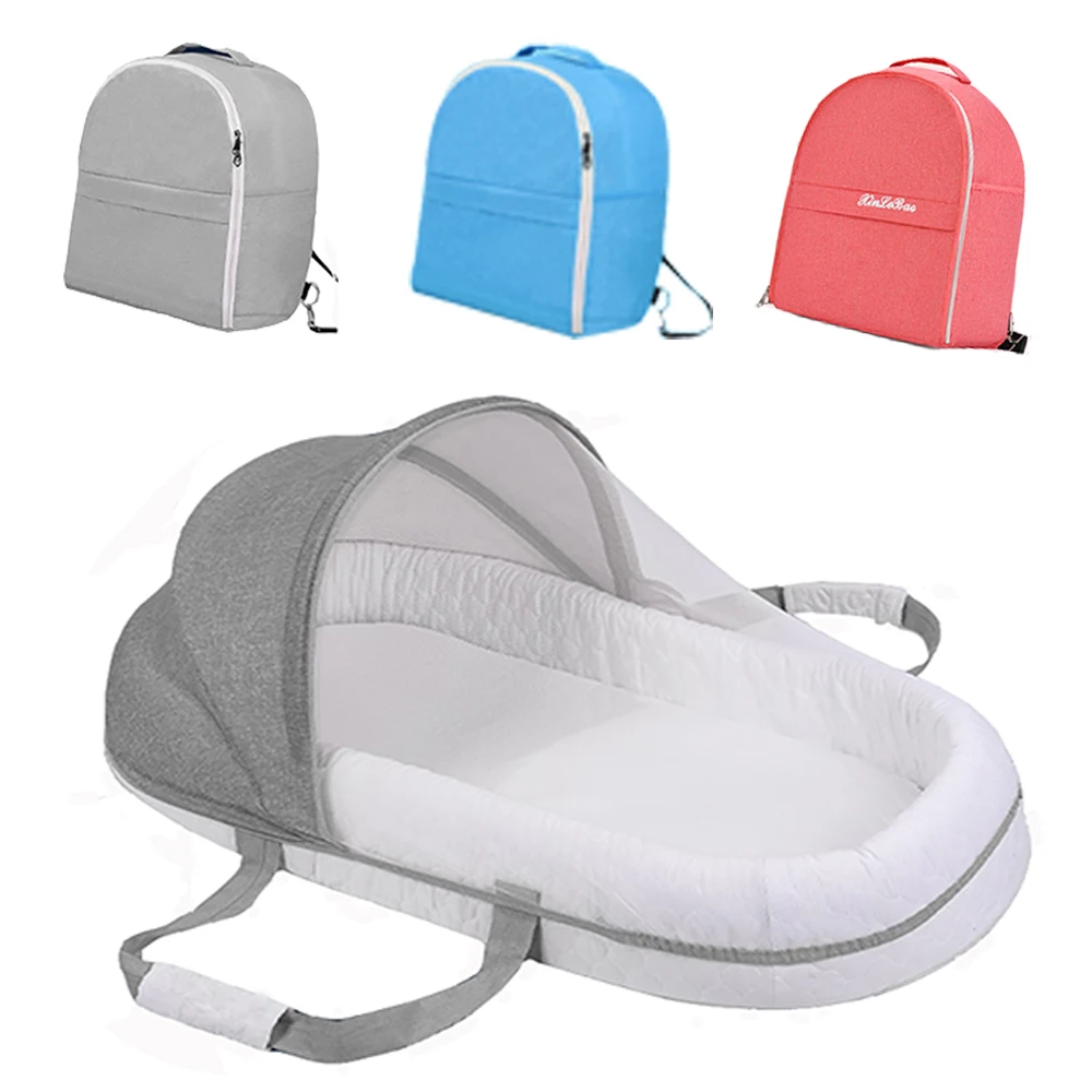 Multifunction Portable Travel Baby Bed Sleeping Nest Crib Bed Cot Babynest For Newborn Baby  Multi-function Cribs For Baby