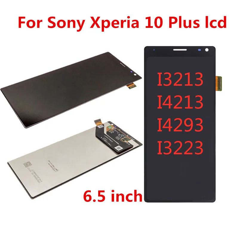ЖК-дисплей 6 5 для Sony Xperia 10 Plus с сенсорным экраном и дигитайзером в сборе запасные