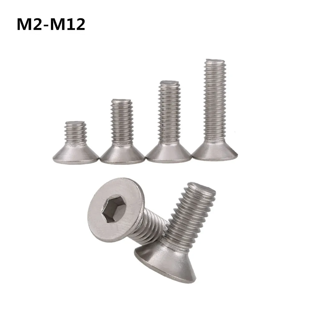 5200pcs Allen Key Head Stainless Steel 304 Hex Socket Flat Countersunk