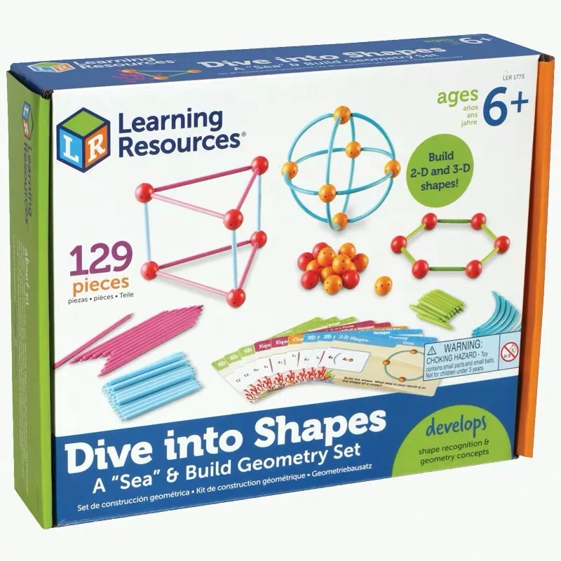 

Learning Resources Stereo Geometry Oceans Inserted Building Blocks Children Benefit