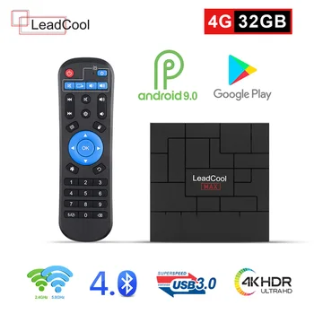 

Leadcool max Android 9.0 4G32G 4G64G Smart TV Quad Core LAN 100M Full HD 4K 3D HDMI 2.0 2.4G5GWifi BT4.0 without Subscription