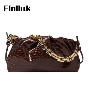 

Finiluk Female Shoulder Bag Fashion Women Crossbody Bag Portable Fold Flap Bag Cloud Handbag Casual Tote Bag BIZ233 PM49