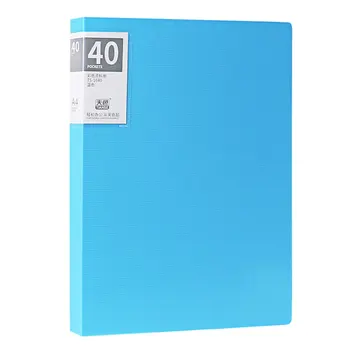 

TIANSE Multilayer File Folder A4 Insert Loose Leaf Book Colorful Student Music Book Folder Data Book 40 Pages
