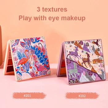 

1PC Fashion Makeup Eyeshadow Palette Sequins Natural Long Lasting Matte Pearlescent Glitter Eye Shadow Powder Cosmetic TSLM2