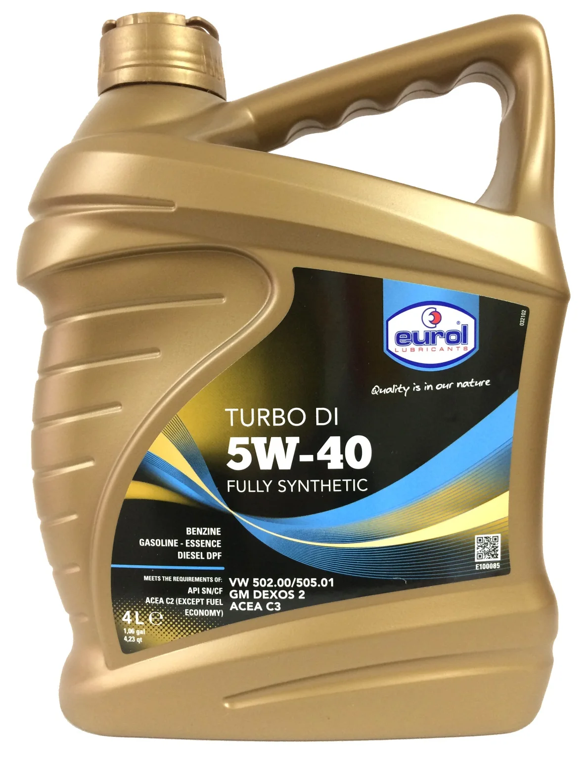 Масло EUROL Turbo DI 5W-40 синт. 4л | Автомобили и мотоциклы