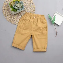 Детская одежда; коллекция года; летние шорты-бермуды для мальчиков; Ультра-эластичные хлопковые льняные шорты в Корейском стиле; 3b11