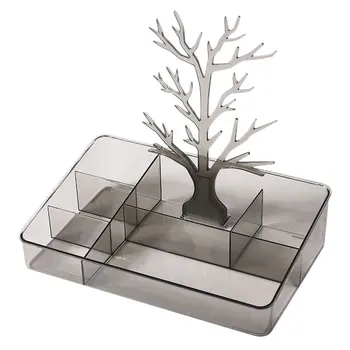 

1Pc Jewelry Box Desktop Storage Container Jewelry Case for Female Table Home