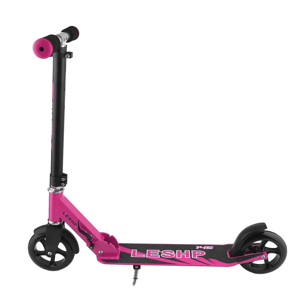 

LESHP Two 145MM Wheel Height Adjustable Adult Kick Scooter Portable Quiet Urban Campus Transportation Smart Scooter